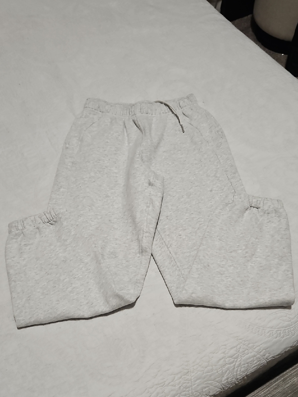 lululemon Oversized Light Gray Scuba Joggers